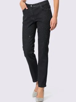 Creation L Jeans|Pantalons<Jean 5 poches denim ultra-extensible avec effet modelant