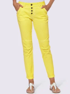 Linea Tesini Jeans|Pantalons<Jean 5 poches délavage spécial pour un coloris tendance