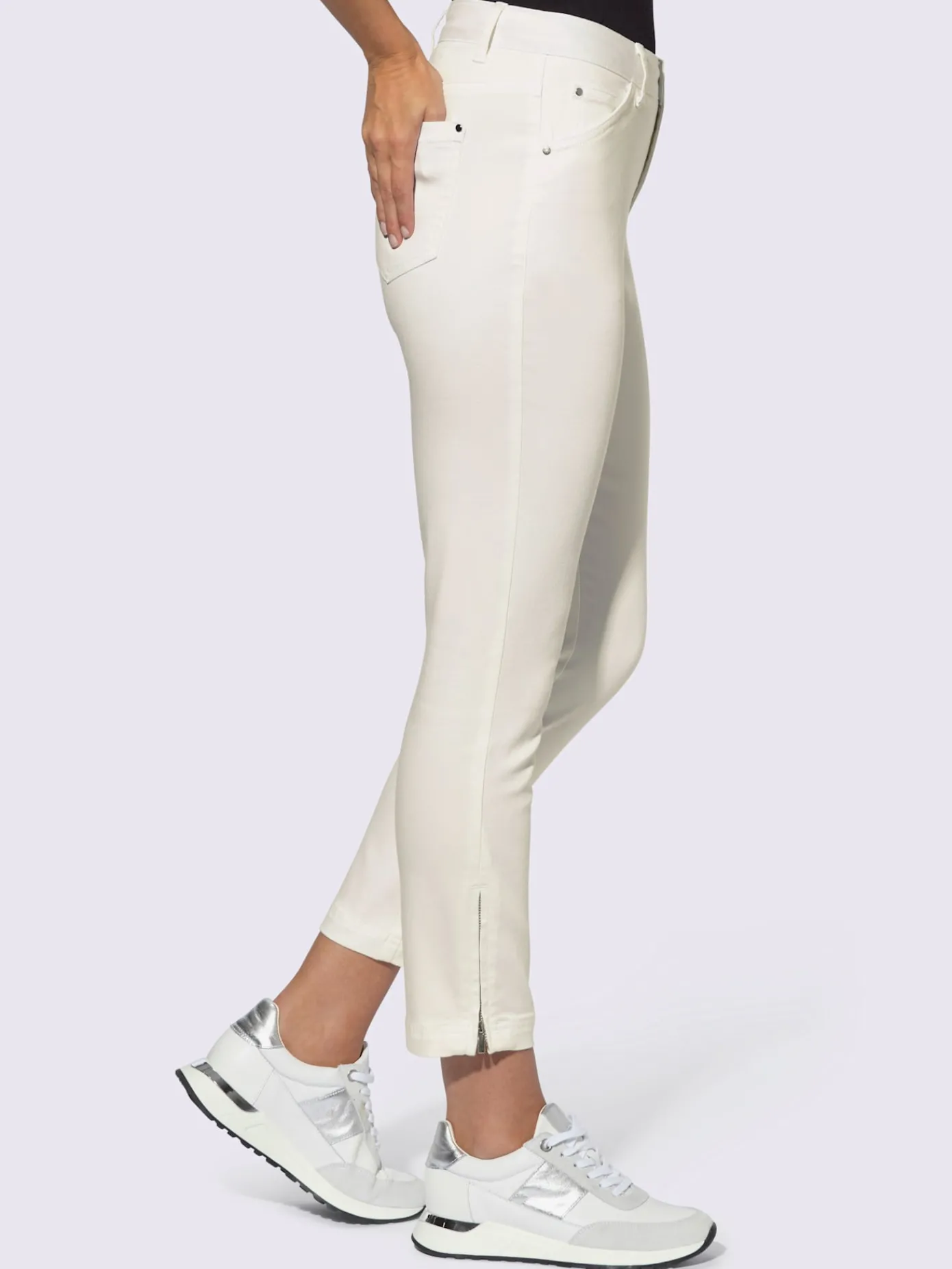 Rick Cardona Jeans|Pantalons<Jean 5 poches effet ventre plat