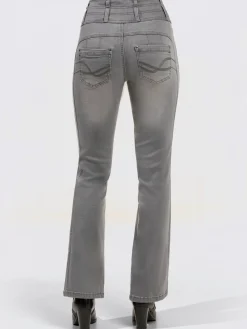 Pantalons<Jean 5 poches mélange de lyocell et de viscose de qualité