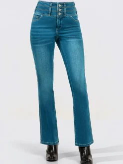 Pantalons<Jean 5 poches mélange de lyocell et de viscose de qualité