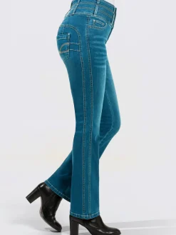 Pantalons<Jean 5 poches mélange de lyocell et de viscose de qualité