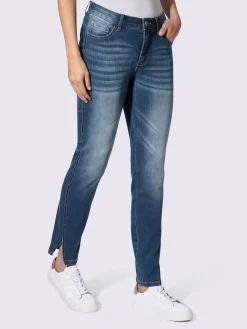Rick Cardona Jeans|Pantalons<Jean 5 poches petites pierres brillantes fantaisie