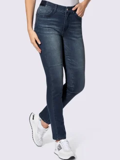 Rick Cardona Jeans|Pantalons<Jean 5 poches petites pierres fantaisie