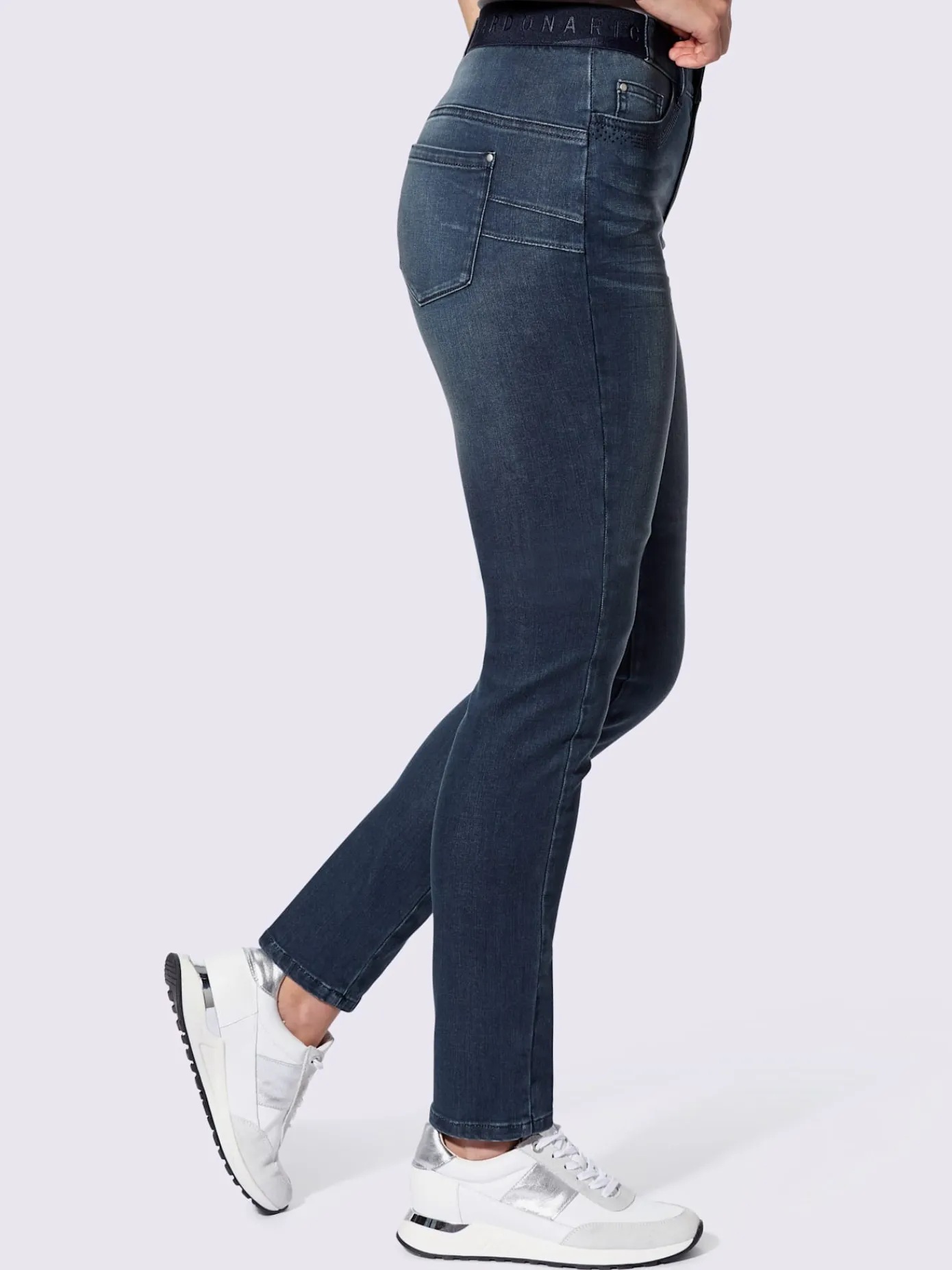 Rick Cardona Jeans|Pantalons<Jean 5 poches petites pierres fantaisie