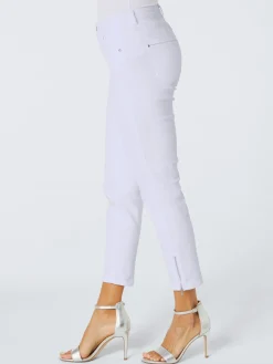 Ascari Jeans|Pantalons<Jean 5 poches poches avec broderie et pierres fantaisie