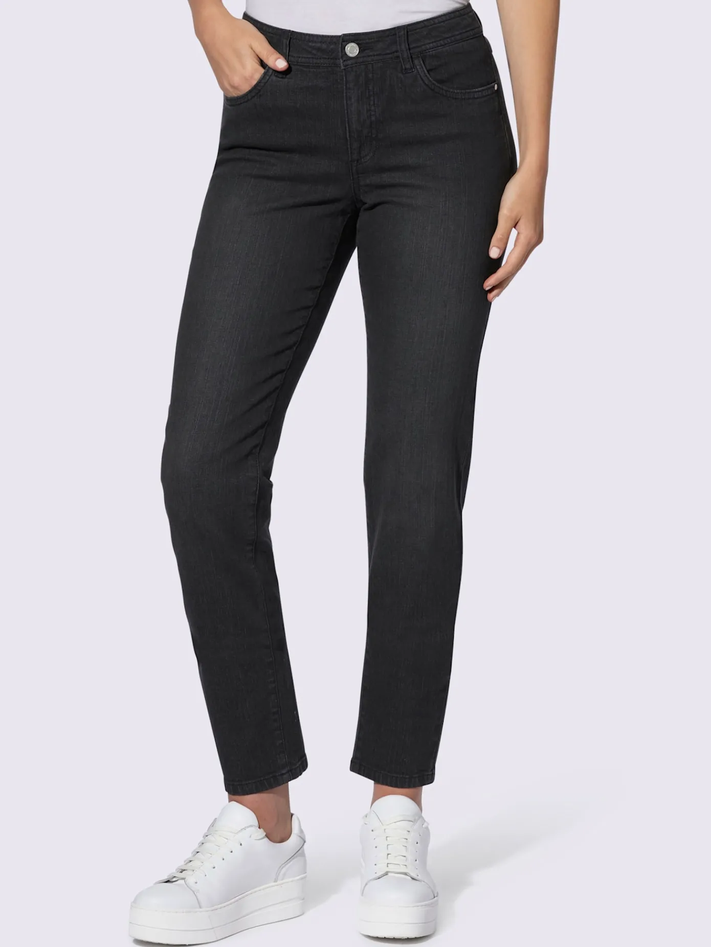 Collection L Pantalons<Jean 5 poches qualité coton extensible indéformable