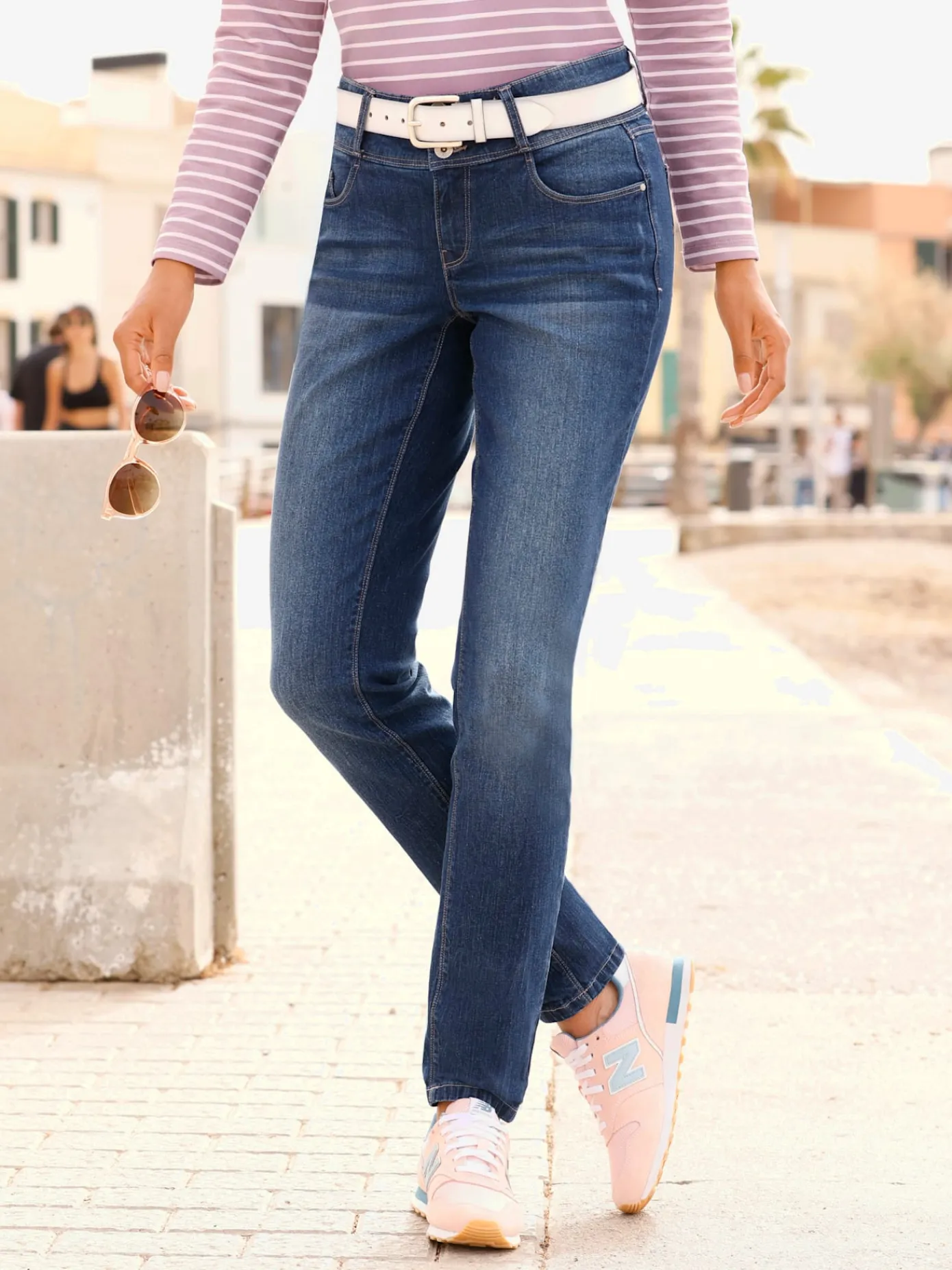 Collection L Pantalons|Jeans<Jean 5 poches qualité coton doux sur la peau