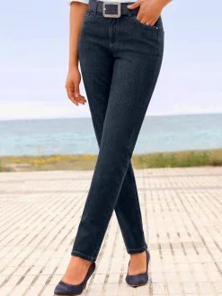 Collection L Pantalons<Jean 5 poches qualité coton extensible indéformable