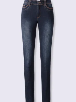 Collection L Pantalons<Jean 5 poches qualité coton extensible indéformable