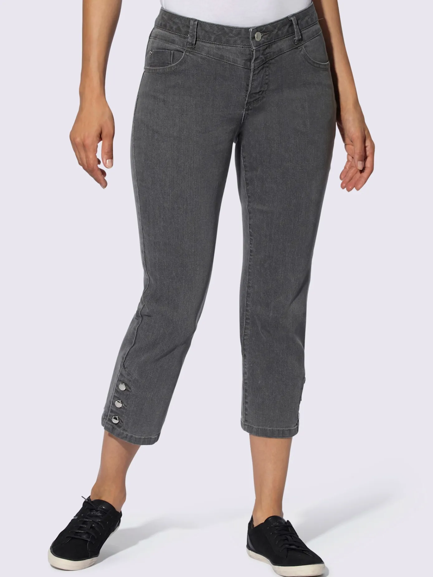 Collection L Pantalons<Jean 7/8 qualité coton