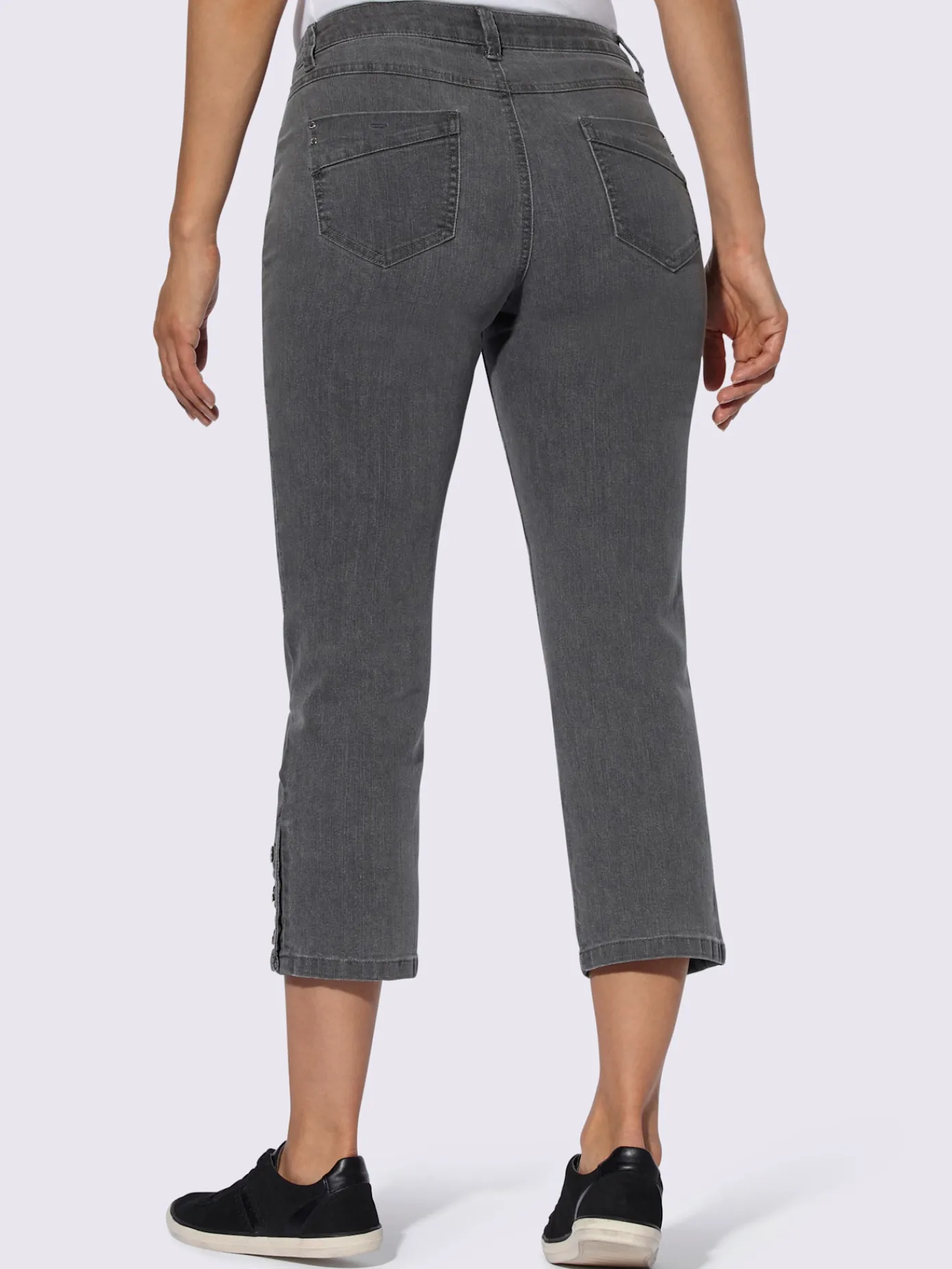 Collection L Pantalons<Jean 7/8 qualité coton