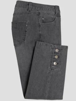 Collection L Pantalons<Jean 7/8 qualité coton
