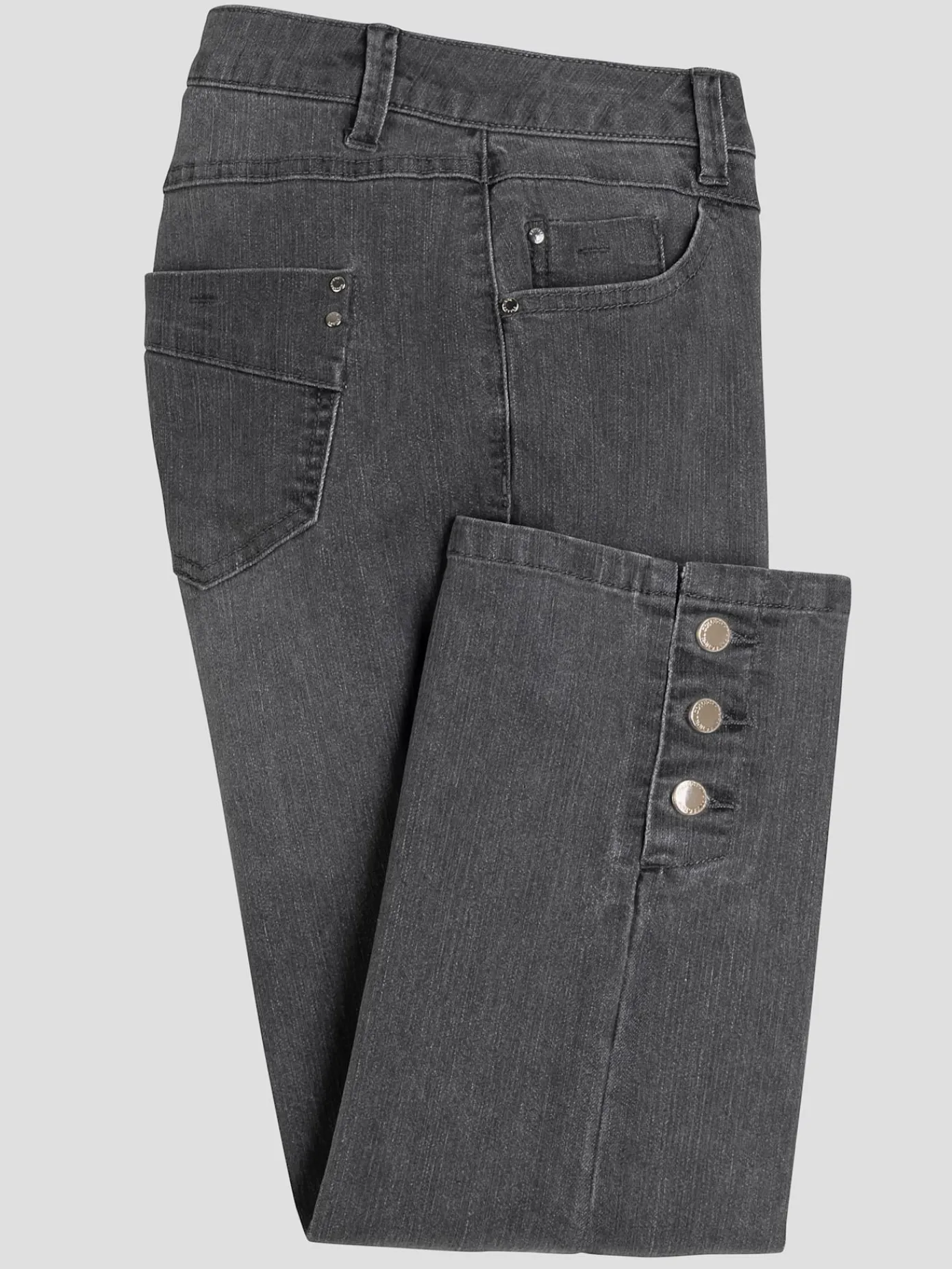 Collection L Pantalons<Jean 7/8 qualité coton