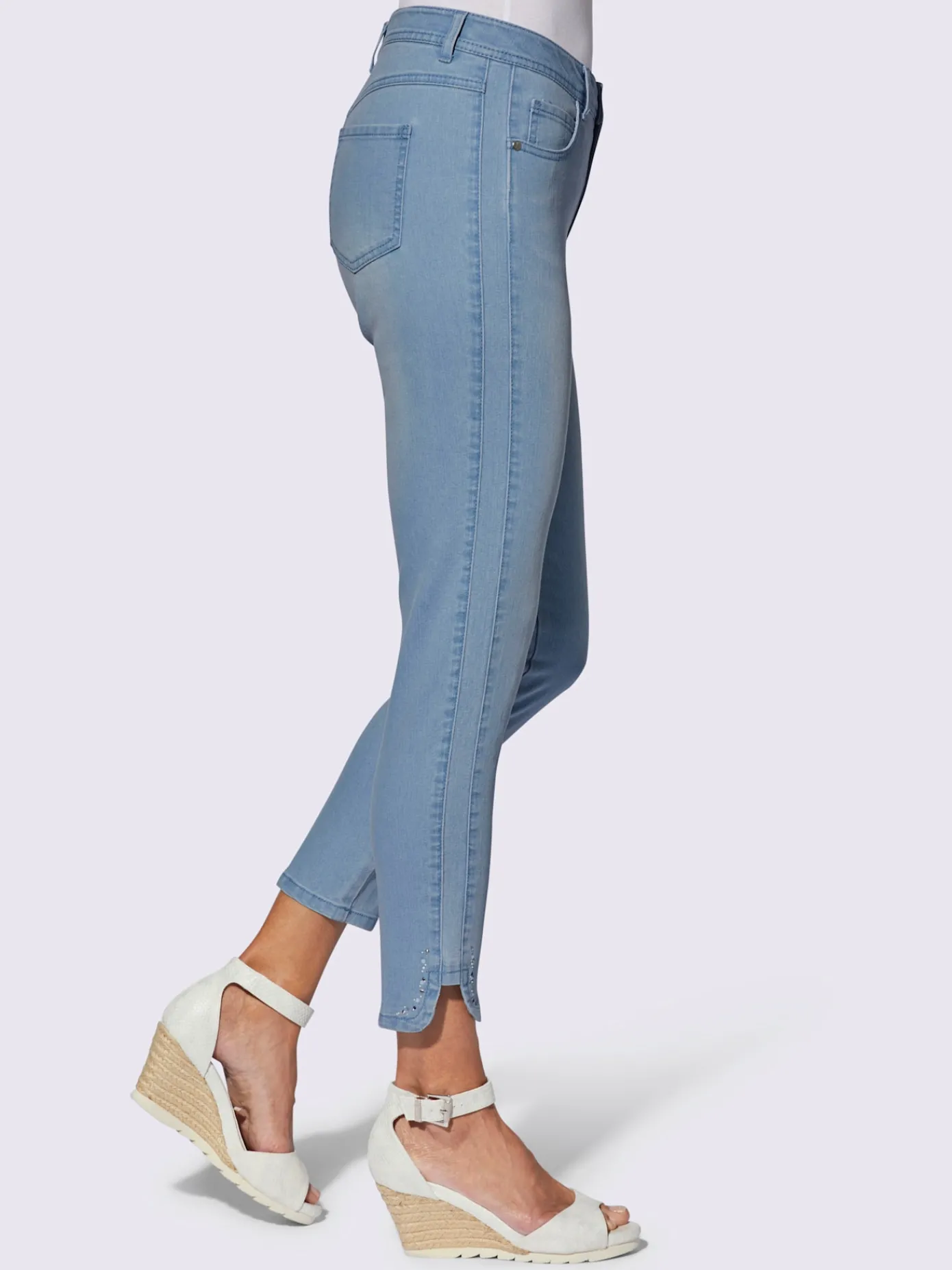 Jeans|Pantalons<Jean 7/8 qualité coton