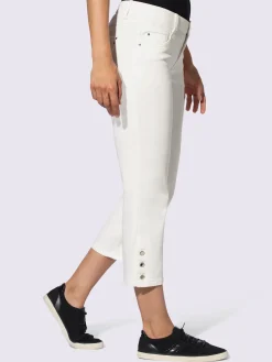 Collection L Pantalons<Jean 7/8 qualité coton