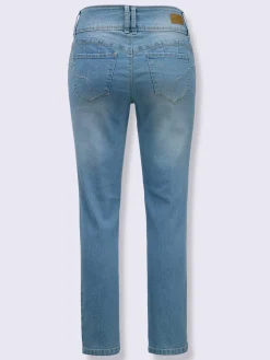 Collection L Pantalons<Jean 7/8 qualité coton