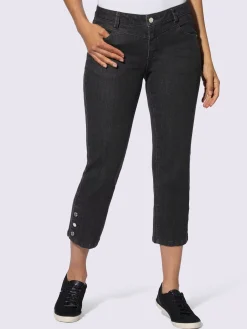 Collection L Pantalons<Jean 7/8 qualité coton