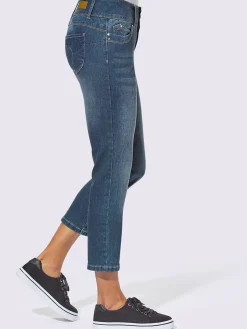 Collection L Pantalons<Jean 7/8 qualité coton