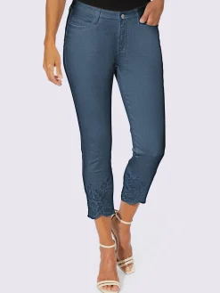 Fair Lady Jeans|Pantalons<Jean 7/8 qualité coton