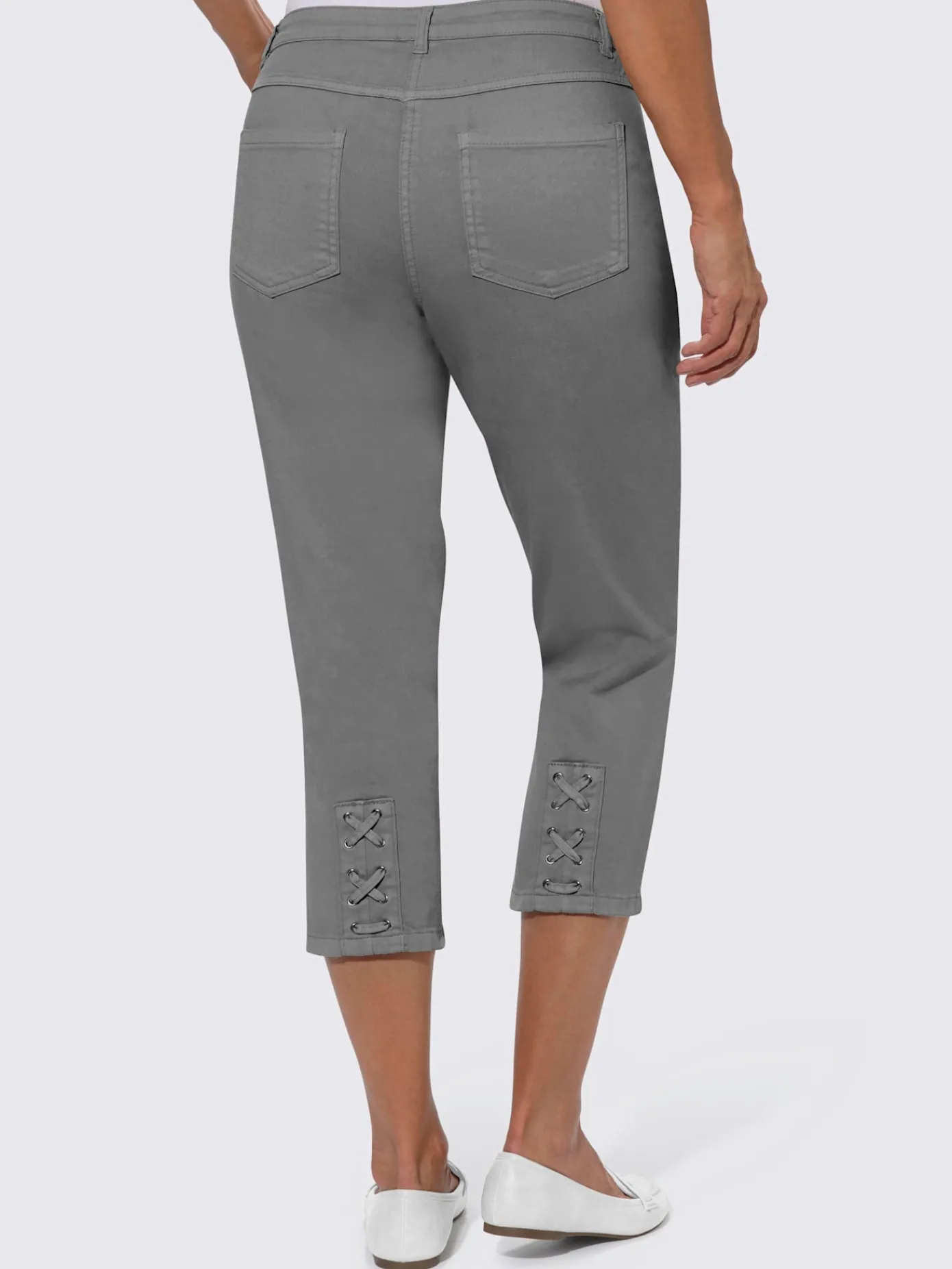 Collection L Pantalons<Jean 3/4 qualité coton doux sur la peau