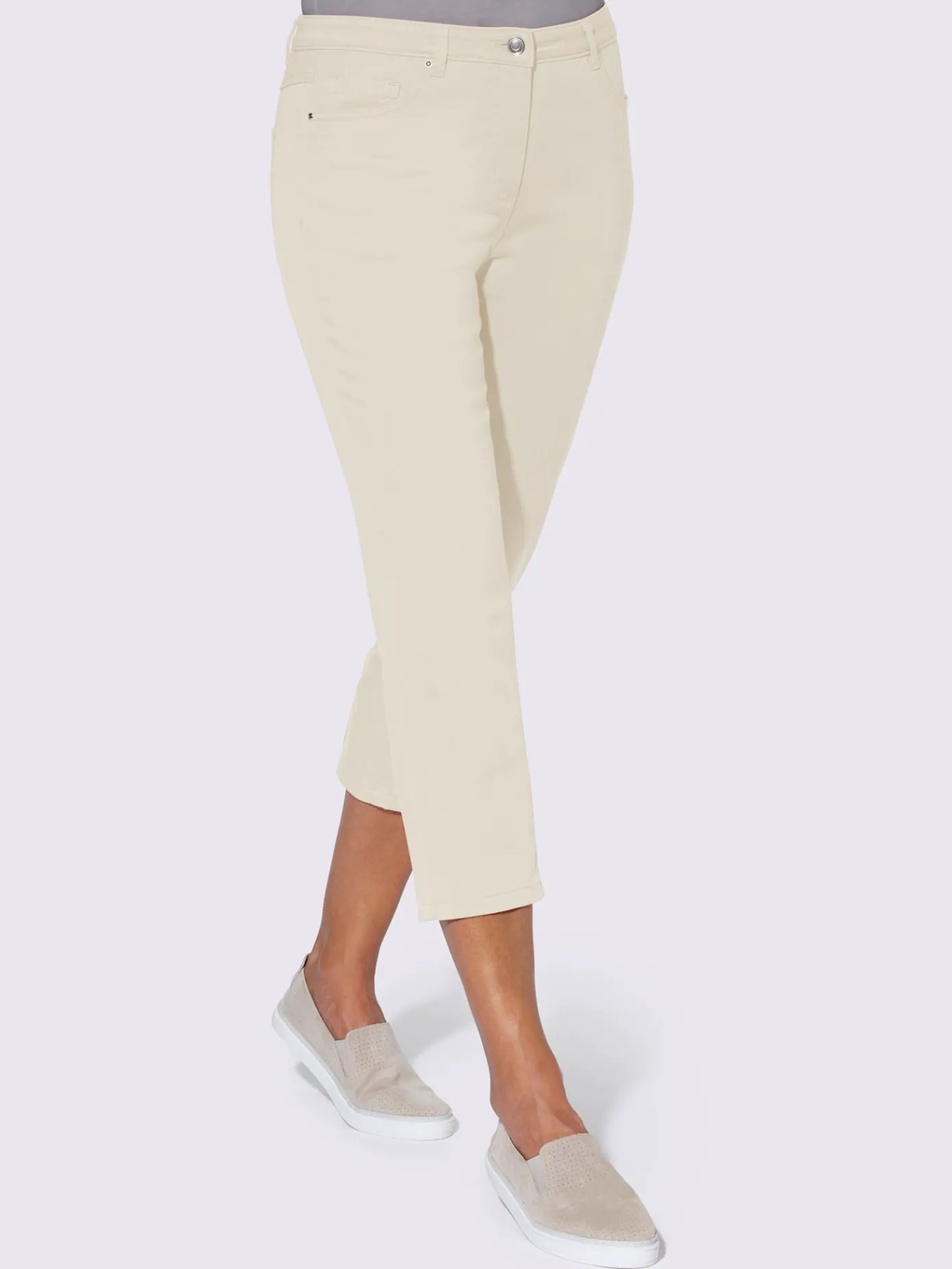 Collection L Jeans|Pantalons<Jean 3/4 qualité coton doux sur la peau