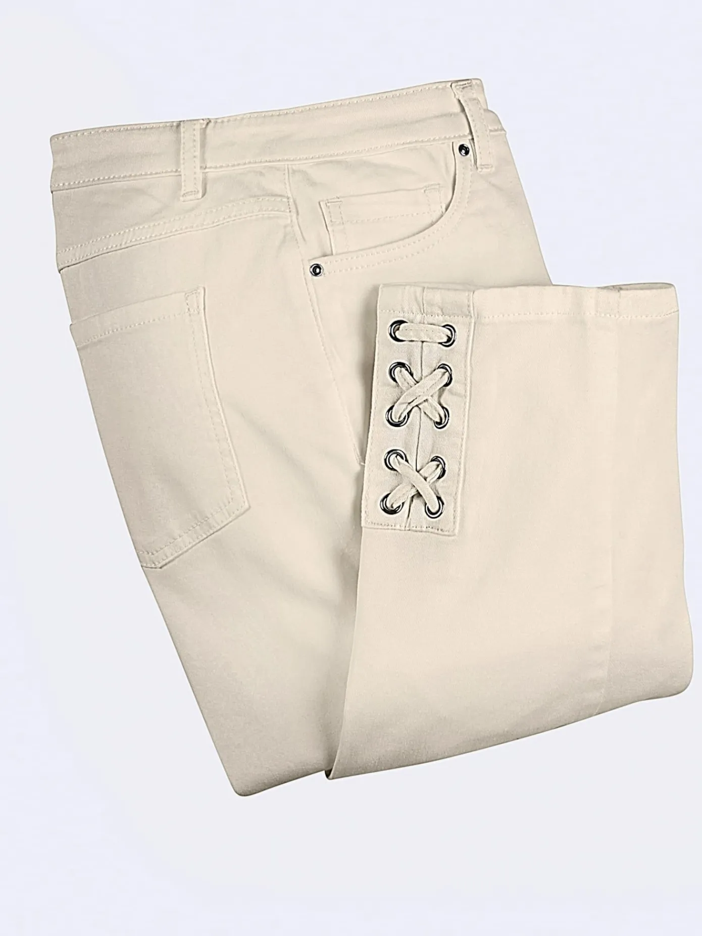 Collection L Jeans|Pantalons<Jean 3/4 qualité coton doux sur la peau