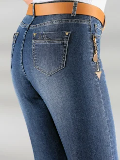 Collection L Pantalons|Jeans<Jean avec poches originales en qualité extensible