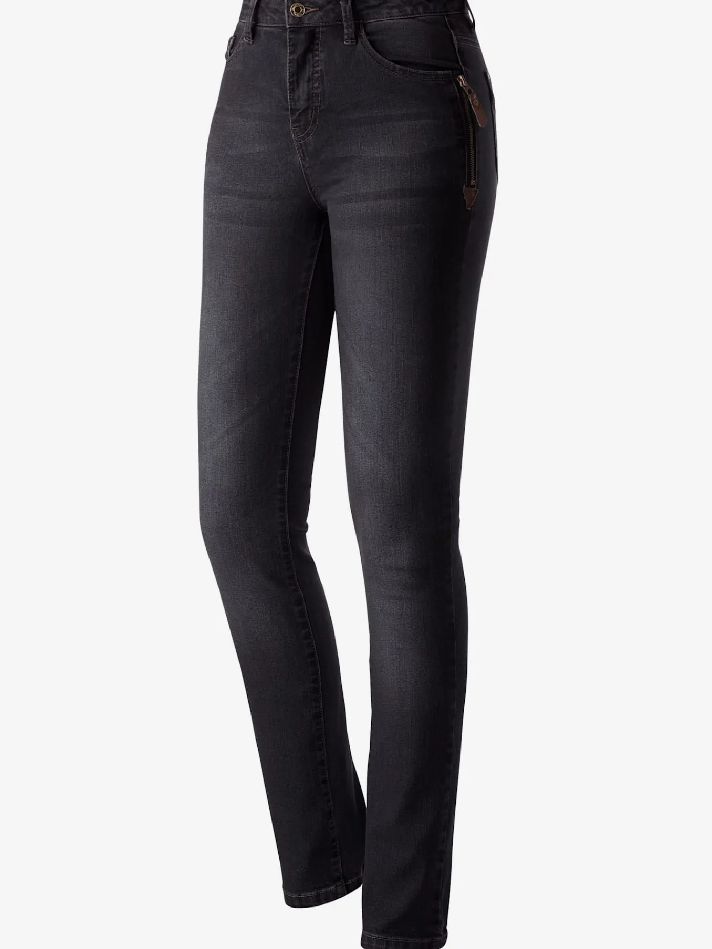 Collection L Pantalons<Jean avec poches originales en qualité extensible