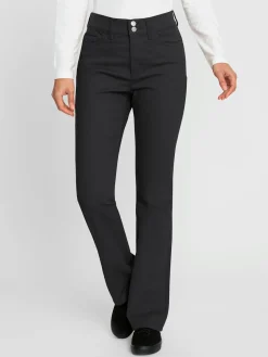 Pantalons<Jean bootcut avec coton