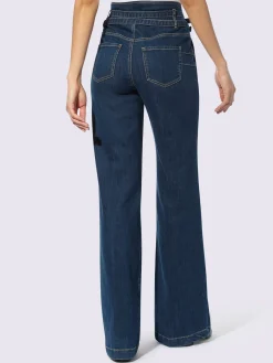 Mandarin Jeans|Pantalons<Jean bootcut ceinture