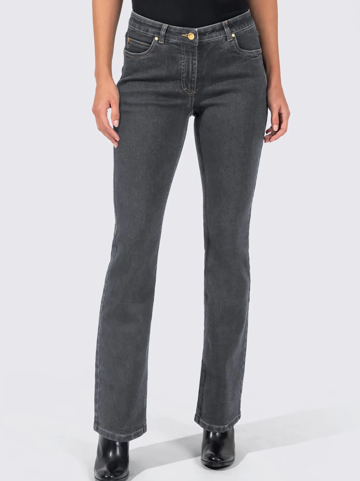 Jeans<Jean bootcut coupe bootcut décontractée