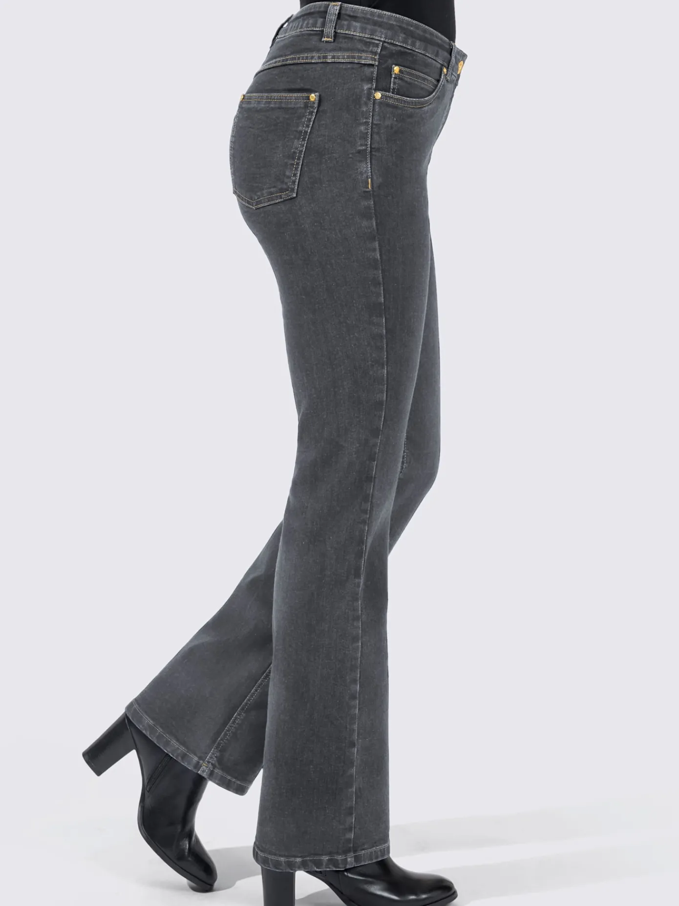 Jeans<Jean bootcut coupe bootcut décontractée