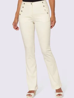 Pantalons<Jean bootcut qualité coton