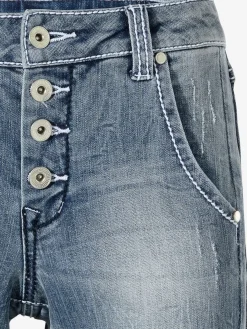 Linea Tesini Jeans|Pantalons<Jean boyfriend coupe droite