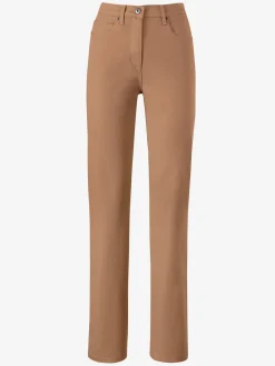 Pantalons<Jean broderie décorative sur les poches arrières