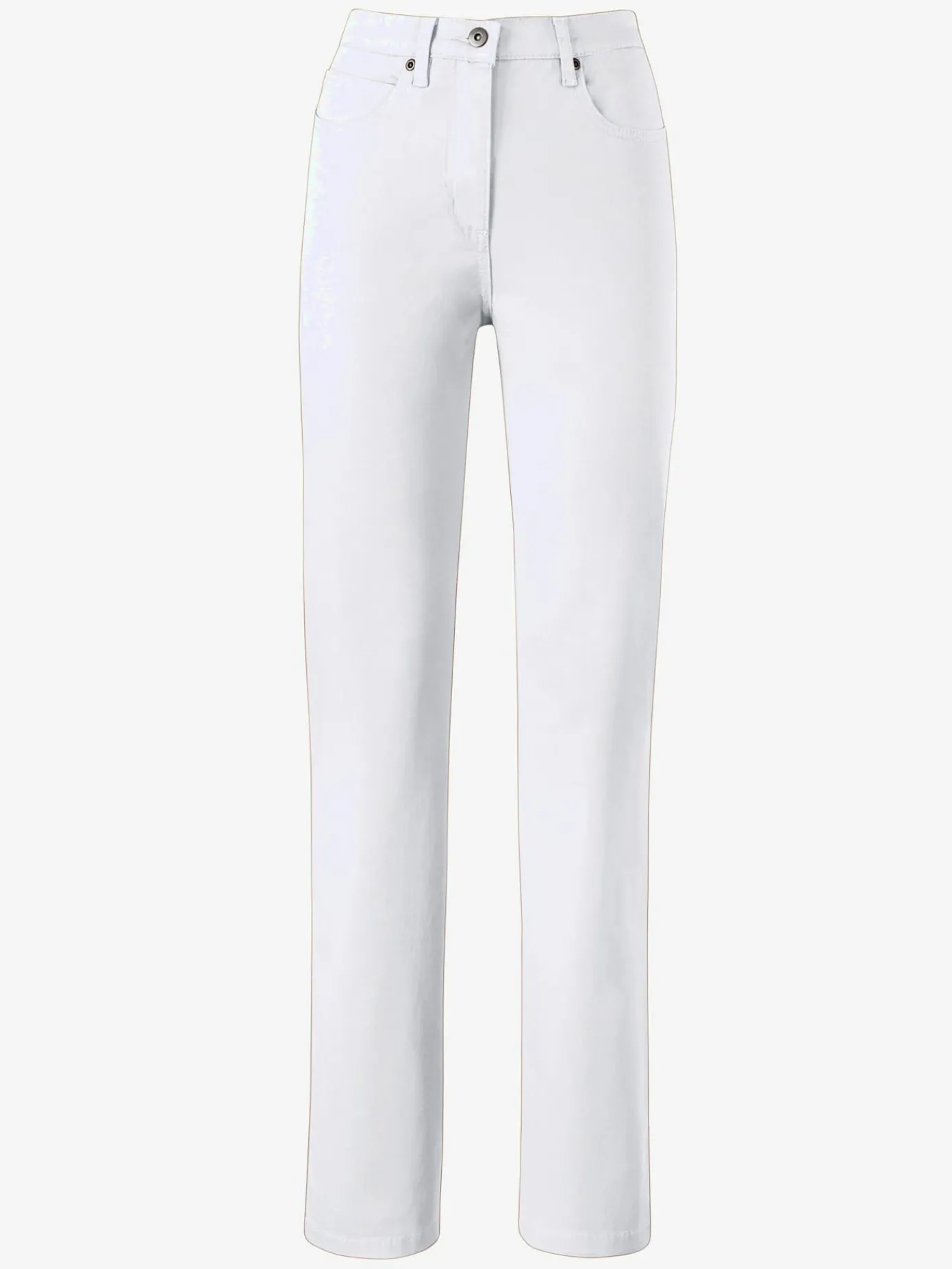 Pantalons<Jean broderie décorative sur les poches arrières