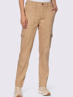 Linea Tesini Jeans|Pantalons<Jean cargo coupe cargo décontractée