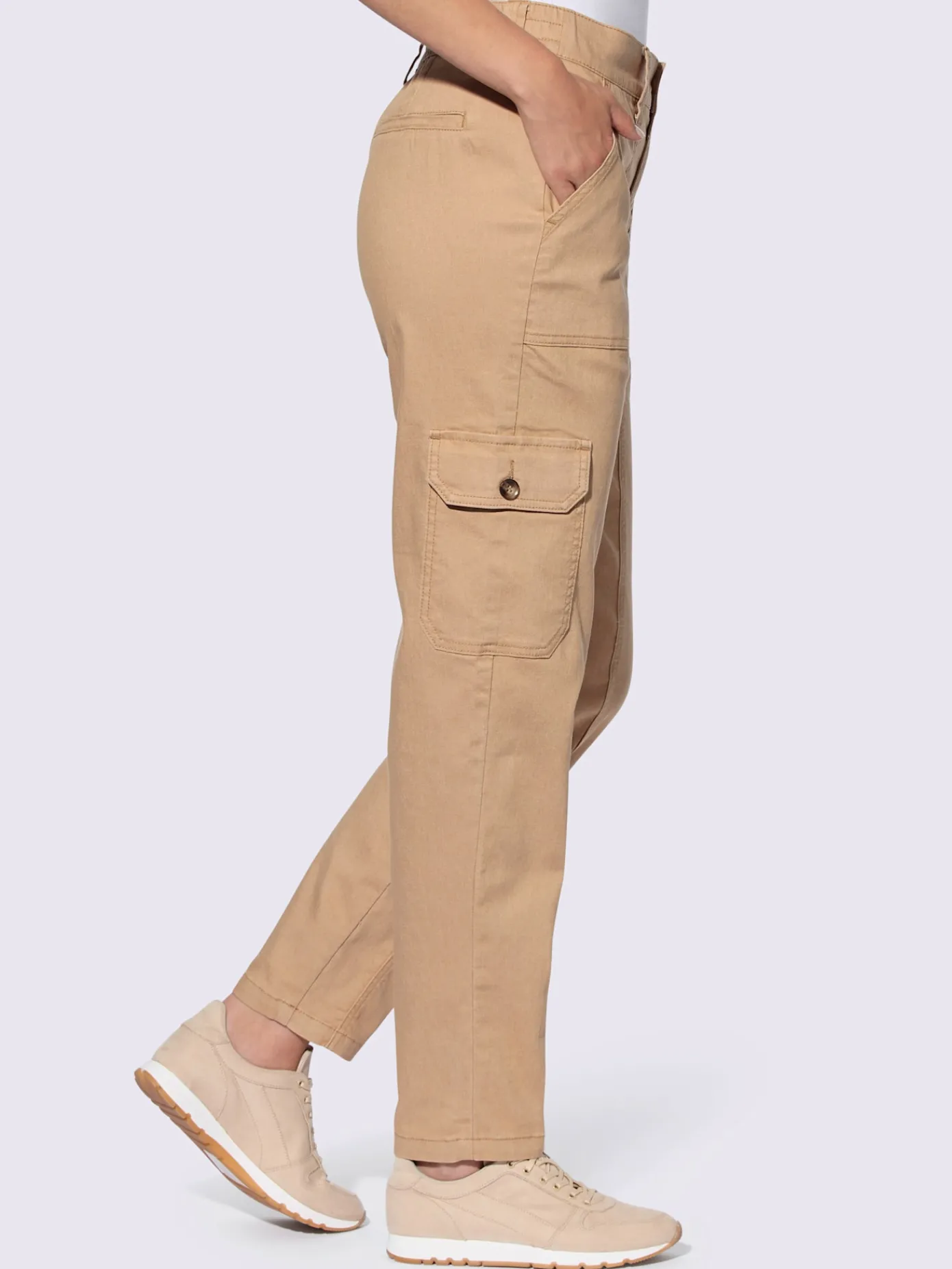 Linea Tesini Jeans|Pantalons<Jean cargo coupe cargo décontractée