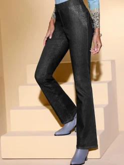 Creation L Jeans|Pantalons<Jean ceinture élastique confortable