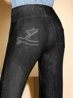 Creation L Jeans|Pantalons<Jean ceinture élastique confortable