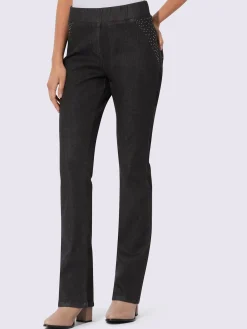 Creation L Jeans|Pantalons<Jean ceinture élastique confortable