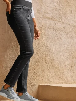 Best Connection Pantalons<Jean ceinture élastique confortable