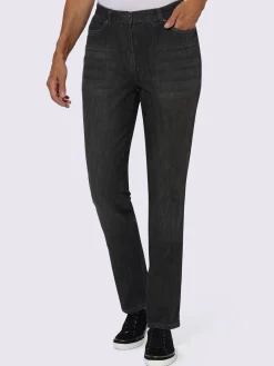 Collection L Jeans|Pantalons<Jean confortable grace au stretch effet délavé