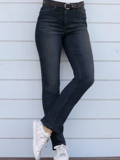 Collection L Pantalons<Jean confortable grace au stretch effet délavé