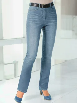 Collection L Pantalons<Jean confortable grace au stretch effet délavé