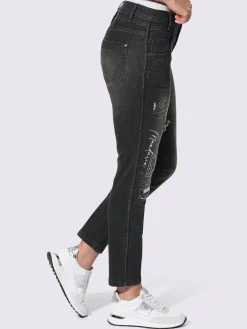 Mandarin Jeans|Pantalons<Jean coton extensible confortable