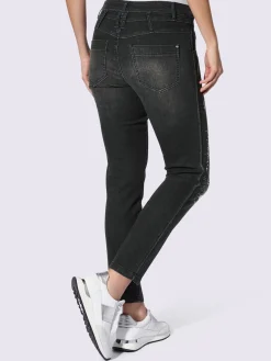 Mandarin Jeans|Pantalons<Jean coton extensible confortable