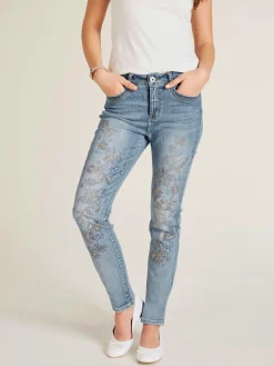 Linea Tesini Jeans<Jean déchiré coupe skinny