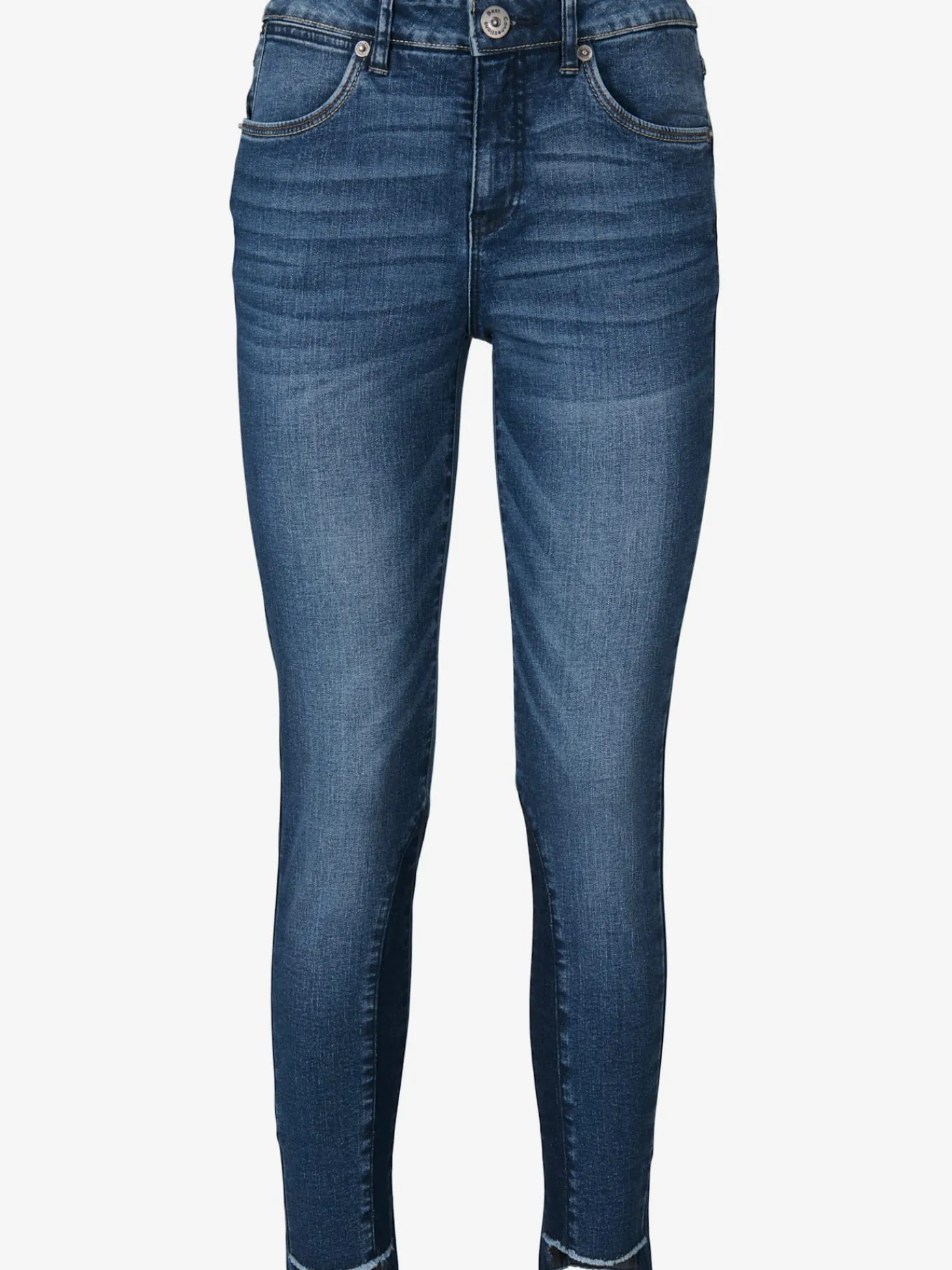 Linea Tesini Pantalons|Jeans<Jean déchiré longueur 7/8